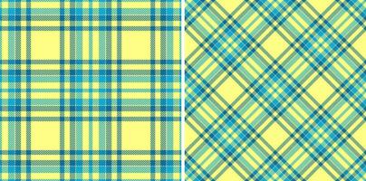 Hintergrund prüfen Plaid von Textur Textil- Tartan mit ein nahtlos Stoff Muster Vektor. vektor