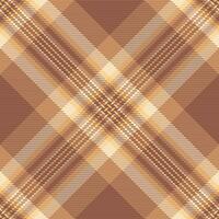 Tartan Textil- prüfen von Textur Muster Stoff mit ein nahtlos Plaid Vektor Hintergrund.