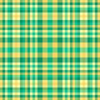 Stoff prüfen Textil- von nahtlos Hintergrund Tartan mit ein Muster Textur Vektor Plaid.