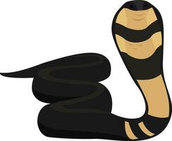 giftig orm, illustration, vektor på vit bakgrund