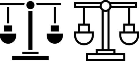 Gleichberechtigung Symbol, Balance Rahmen Gewicht Zeichen Symbol, solide und Linie Schweinestall. Vektor Illustration