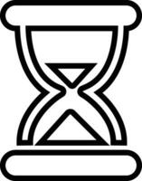 Zeit und Uhr Symbole Design im Linie. isoliert auf horizontal von analog Alarm .Kreis Uhren Zeichen Symbol. verwenden Zeit Management, Countdown Timer Speeder Vektor zum Apps, Webseite