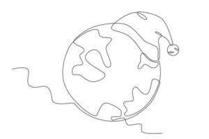 Illustration von ein Erde tragen ein Hut vektor