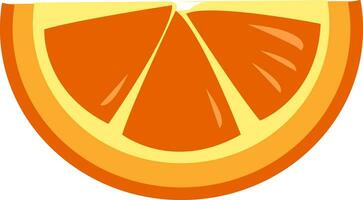 ein Orange Vektor oder Farbe Illustration