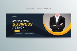 vektor abstrakt sociala medier banner design webbmall