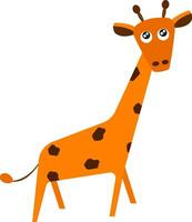 giraff, vektor eller Färg illustration.