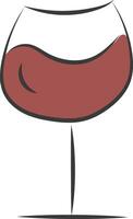 Clip Art von Wein Symbol Vektor oder Farbe Illustration