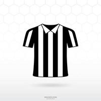 domare skjorta ikon. fotboll fotboll sport tecken och symbol för mall design. vektor. vektor