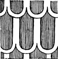 Assyrer Ornament ist ein Rahmen Motiv Jahrgang Gravur. vektor