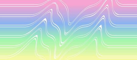 abstrakt färgrik bakgrund med vit vågor översikt vektor