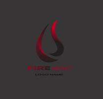 Feuer abstrakt Logo zum Geschäft und Produkt Logos. vektor