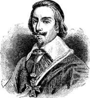 richelieu Jahrgang Illustration vektor