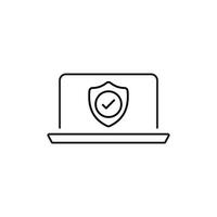 omfattande cyber säkerhet fylla ikoner data skydd, spam, antivirus, Lösenord, Integritet, och Mer - vektor illustration för webb säkerhet