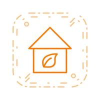 eco home vector icon