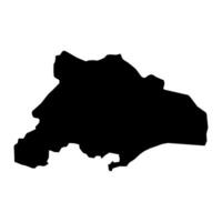 Limassol Kreis Karte, administrative Aufteilung von Republik von Zypern. Vektor Illustration.