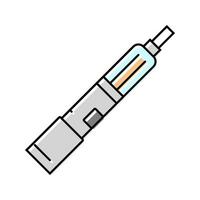 elektrisk cigarett nikotin Färg ikon vektor illustration