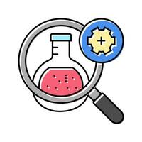farmakologi forskning biomedicinsk Färg ikon vektor illustration