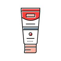 Zahnpasta Hygiene Farbe Symbol Vektor Illustration