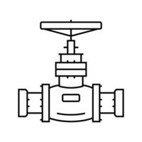 Konstruktion Pipeline Linie Symbol Vektor Illustration