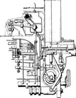 Art Gießen Jahrgang Illustration. vektor