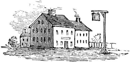 krog årgång illustration. vektor