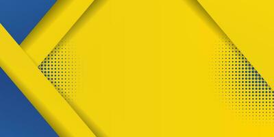 abstrakter hintergrund moderne hipster futuristische grafik. gelber Hintergrund mit Streifen. abstraktes Hintergrundtexturdesign des Vektors, helles Plakat, gelbe und blaue Hintergrundvektorillustration der Fahne. vektor