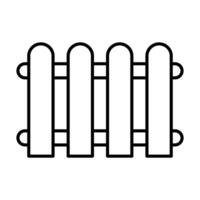 Zaun Symbol Vektor Design Vorlagen einfach und modern