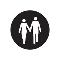 Partner Symbol Vektor Bilder, Illustration von ein Partner