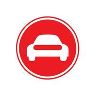 halt Auto Vektor Logo und Illustration