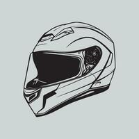 Helm Vektor Bild, Helm auf ein Weiß Hintergrund