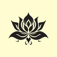 Lotus Blume Vektor, Design, Kunst und Illustration vektor