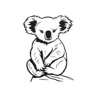 Koala Logo Vektor Kunst, Symbole, und Grafik