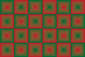 illustration lutning röd och grön Färg i fyrkant tabell av jul Färg bakgrund. vektor