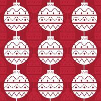 Weihnachten Muster Hintergrund Geschenk Verpackung Papier Vektor Illustration