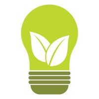Grün Birne Energie Ökologie Design vektor