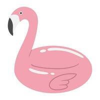 Rosa Gummi Flamingo Vektor Illustration