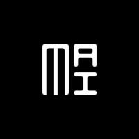 mai brev logotyp vektor design, mai enkel och modern logotyp. mai lyxig alfabet design