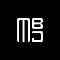 mbj brev logotyp vektor design, mbj enkel och modern logotyp. mbj lyxig alfabet design