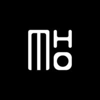 mho Brief Logo Vektor Design, mho einfach und modern Logo. mho luxuriös Alphabet Design