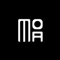 Moa Brief Logo Vektor Design, Moa einfach und modern Logo. Moa luxuriös Alphabet Design