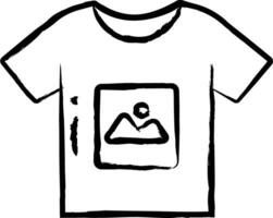 T-Shirt Hand gezeichnet Vektor Illustration