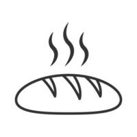 bröd ikon vektor design mallar enkel och modern begrepp