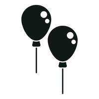 Veranstaltung Fest Luftballons Symbol einfach Vektor. Planer Tag vektor