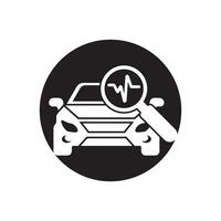 Auto Diagnostik, Symbol, Vektor Illustration