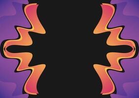 abstrakt Hintergrund mit Memphis Wellen vektor