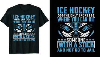 Eis Eishockey Puck und gebrochen Stock T-Shirt drucken Vektor template.ice Eishockey T-Shirt Design Vektor, Eishockey, Typografie, Vektor, Grafik, Illustration, T-Shirt Design Benutzerdefiniert Design Attrappe, Lehrmodell, Simulation