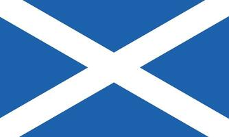 Flagge von Schottland. Schottland Flagge vektor