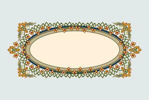 Arabisch und islamisch Ornamente zum Mauer und Zuhause Dekoration vektor