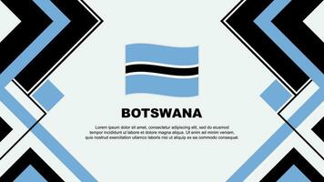 botswana flagga abstrakt bakgrund design mall. botswana oberoende dag baner tapet vektor illustration. botswana baner