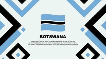 Botswana Flagge abstrakt Hintergrund Design Vorlage. Botswana Unabhängigkeit Tag Banner Hintergrund Vektor Illustration. Botswana Vorlage